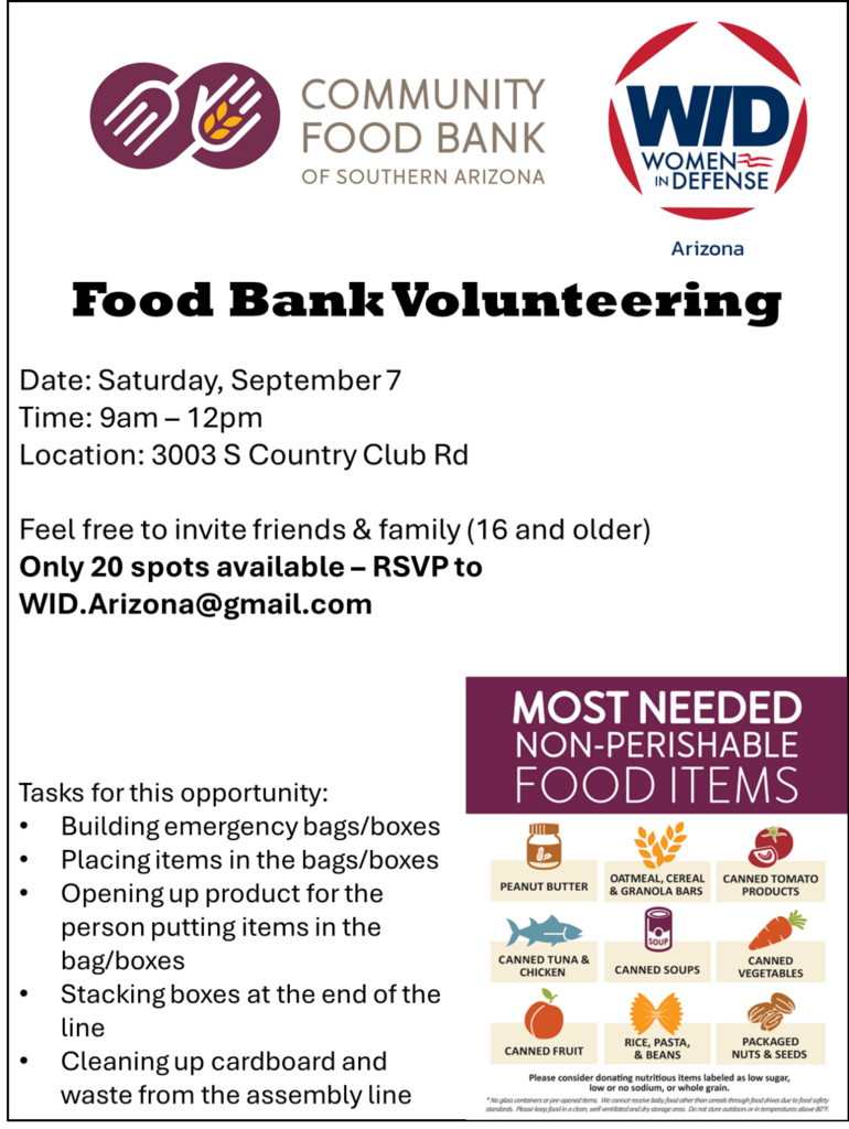 Food Bank Volunteering on September 7, 2024