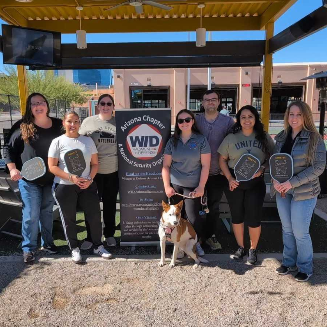 WID Arizona members celebrating at their annual pickleball event.