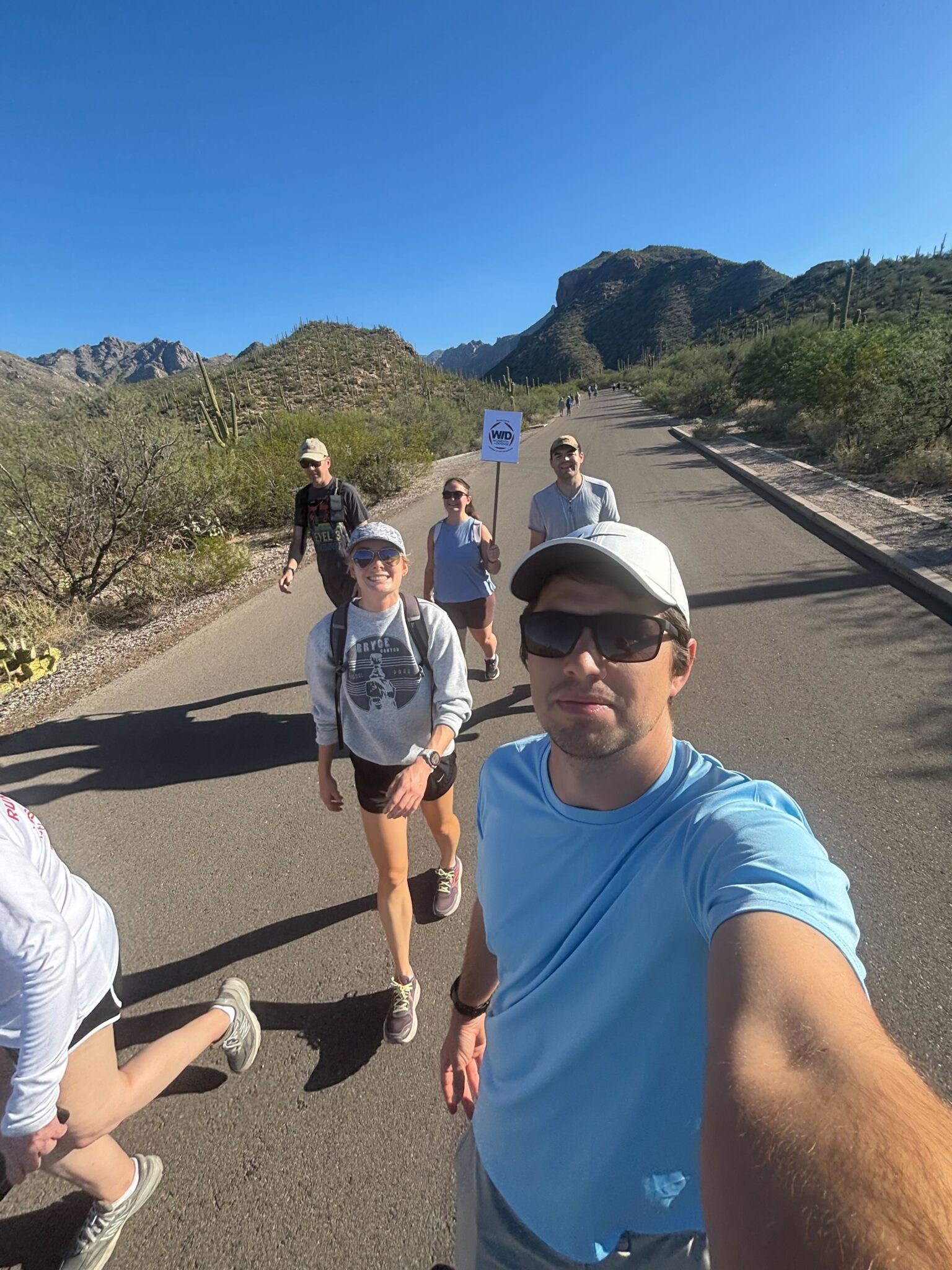 Spirits were high as we made it towards the end of the hike!